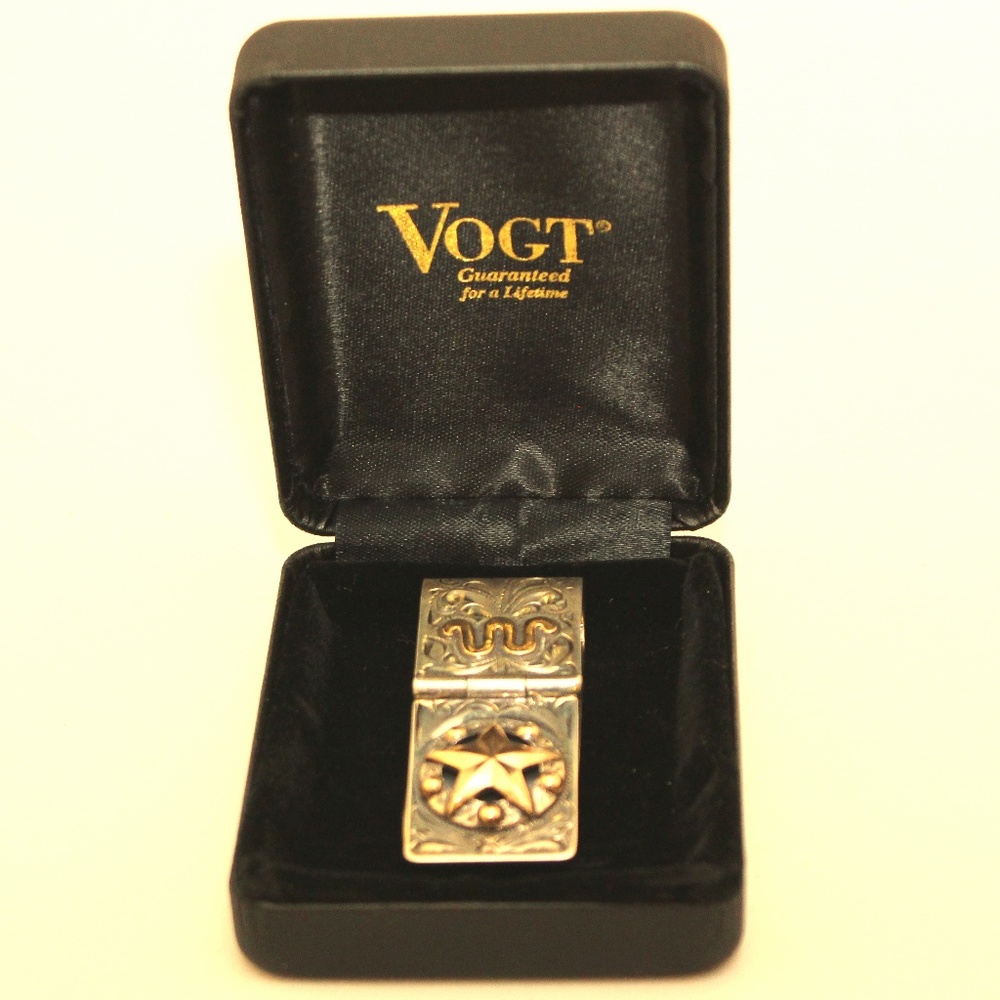 Vogt Money Clip Sterling Silver and Gold